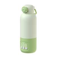 Nouveau design 2026 – Chauffe-lait portable 500 ml rechargeable avec prise USB, double mode, ébullition instantanée, récipient à éjection automatique, température constante