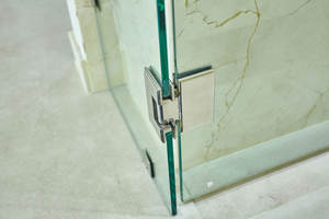Bisagra de acero inoxidable para puerta de vidrio de baño/ducha - Product Image 5