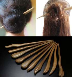 Venta al por Mayor de Pasadores de Pelo para Mujer, Accesorios para el Cabello, Pasadores de Madera Vintage - Product Image 1