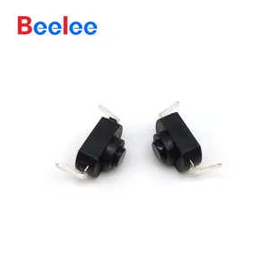 Beelee silicone tact switch normally opened 2 Pin Micro Flashlight on-off Push Button Switch for household appliances