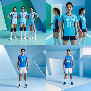 قمصان فريق كرة الطائرة للجنسين عالية الجودة بسعر المصنع، قابلة للتنفس ومرنة، بيضاء اللون، 100% بوليستر بتقنية النقل الحراري - Product Image 4