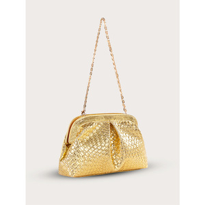 Nuova Collezione Autunno Inverno 2026: Borsa a Tracolla da <span class=keywords><strong>Donna</strong></span> Plissettata a Sacchetto con Motivo Intrecciato, Facile da Abbinare, Ideale per Viaggi Transfrontalieri - Product Image 4