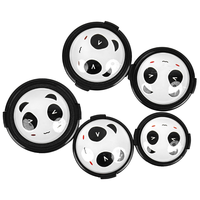 Tapa de lente Panda directamente de fábrica Lente de cubierta de protección de dibujos animados de plástico para cámara digital