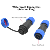 YXY sp série sp13 Sp17 sp21 2 3 4 5 6 7pin 9 broches ip68 connecteur électrique d'aviation circulaire