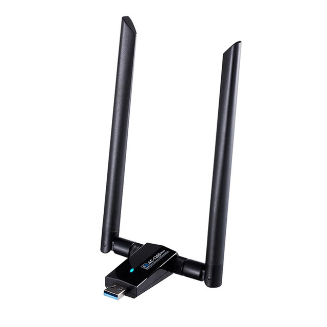 Custom Logo Wireless Network Cards Realtek RTL8812AU 2.4 5 GHz USB Wireless Adapter 1200Mbps USB Wifi Adapter