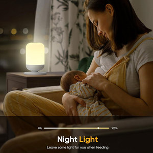 <span class=keywords><strong>Wifi</strong></span> tuya điều khiển giọng nói Độ sáng điều chỉnh ánh sáng ban đêm trẻ em ngủ thư giãn âm thanh máy bé tiếng ồn trắng làm dịu - Product Image 2