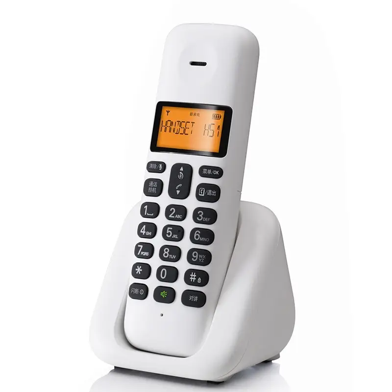 DECT 5.0 Digital Portable Wireless Telefon Büro Gsm 2g 3g 4g Dect Telefon Schnur loses Telefon Signal abdeckung Breite Reichweite