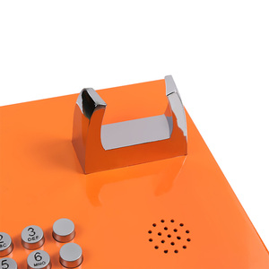 Téléphone d'urgence aéroportuaire mural avec clavier pour hôtel et communication publique - Product Image 4