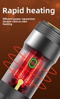 Machine à expresso portable électrique en acier inoxydable vert, rechargeable par USB, double usage, pour capsules de café, idéale pour l'extérieur