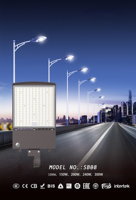 Lampe de rue extérieure, éclairage routier, étanche, en aluminium, AC 80W 100W 120W, tête de cobra LED 5000K, certifiée ETL, IP65