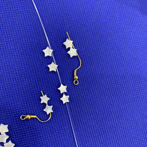Conchiglia Naturale Bianca 6MM a Cinque Stelle, Accessori Decorativi Fai-da-Te per Abbigliamento, Scarpe, Cappelli e Materiali Vari - Product Image 4
