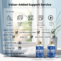 Ensemble Shampooing et Après-Shampooing au Peptide de Cuivre pour Cheveux Affinés GHK-Cu Soin Capillaire Volumisant Marque Privée OEM ODM Usine GMPC