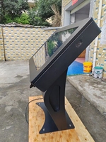 Totem numérique extérieur sur pied K, écran LCD 49/55/65 pouces IP65 avec fonction tactile IR