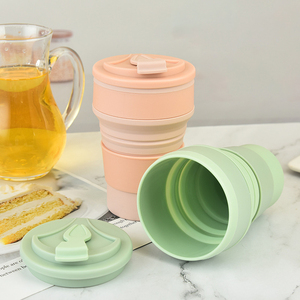Tasse à eau pliante en silicone créative Sports de plein air Copo De Agua Tasse à eau en silicone portable <span class=keywords><strong>Mini</strong></span> tasse à eau de voyage - Product Image 2