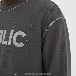 Sudaderas con Capucha Extra Grandes de Algodón 100% Personalizadas, Estilo Hip-Hop Otoñal, Lavado Vintage con Logotipo para Hombre - Product Image 2