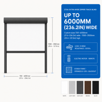 Store banne extérieur pare-vent et isolant thermique à fermeture éclair pour terrasse et jardin au bord de la piscine