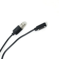 Câble de charge pour montre connectée enfant 2/3/4 broches, câble USB multi-magnétique en cuivre pur PVC 4P pour montre-telephone enfant