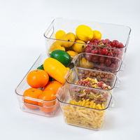 Boîte de rangement pour réfrigérateur, qualité alimentaire, pour la conservation des aliments, organiseur d'œufs de cuisine, tiroir de congélateur grande capacité en PET