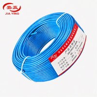 Jiaying Industries 0,5-2,5mm² BV-Draht Massivkupfer BC PVC-Isoliert 450/750V Einadriges Gebäudekabel für Heimbeleuchtung