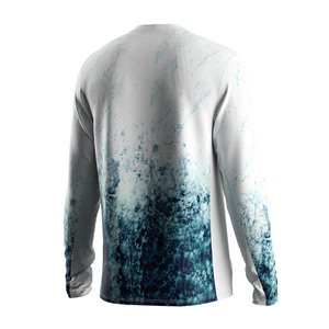 T-shirt UV fonctionnel en maille extensible avec impression par sublimation durable pour la pêche en paddleboard - Product Image 6