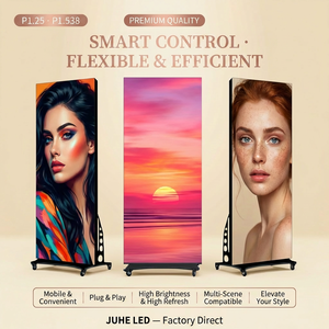 จอแสดงผล LED 8K HDR10 แบบบางพิเศษสำหรับติดตั้งภายในอาคาร P2.5 พร้อมใช้งานทันที สำหรับป้ายดิจิทัลในร้านค้าปลีก ห้างสรรพสินค้า และงานนิทรรศการ - Product Image 2