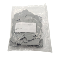 2016-1291 Nuovissima Piastra Intermedia e Finale Originale Tedesca in Stock, Spessore 1 mm, Grigia, Tipo a Incastro 2016-1291