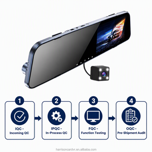 Cámara para Coche con Espejo Retrovisor de 4.5 Pulgadas, Doble Lente, 1080P, Visión Nocturna, Grabación en Bucle, Sensor G, Modo de Estacionamiento, Opcional, DVR - Product Image 5