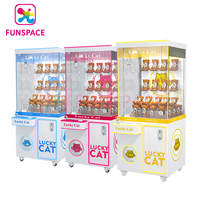 Funspace Vente en gros Poupées Grue Machine de jeu Chat porte-bonheur Cadeaux à pièces Machine à griffes pour Arcade Game Zone Shopping Mall
