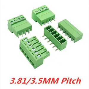 3.81Mm 3.5Mm Kf2edg Pcb Schroef Klemmenblok Connector Plug Pin Header Socket 2/3/4/5/6/7/8P