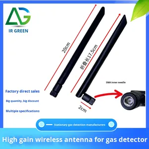 Antenne à bâton de colle à polarisation verticale double bande WiFi pour détecteur de gaz pliable 4G/5G IP65 Accessoires - Product Image 2