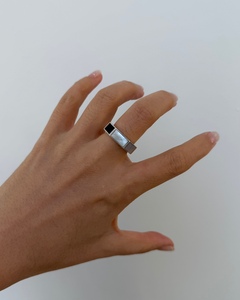 Anillo de Diamantes en Oro Blanco de 14K, Fabricante de Joyería Fina Personalizada al por Mayor, Fábrica de Joyería OEM ODM, Anillos Apilables para Mujer - Product Image 3
