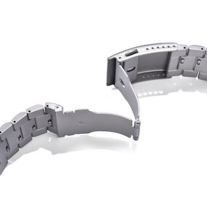 Bracelet de montre en acier inoxydable JAETIUM pour smartwatch, fermoir pliable remplaçable, bracelet en métal durable en titane - Product Image 5