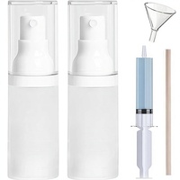 Pulvérisateur à pompe cylindrique de 30 ml (1 oz) – Rotation à 360°, portable, rechargeable, anti-fuite, idéal pour les voyages, les huiles essentielles et les soins de la peau