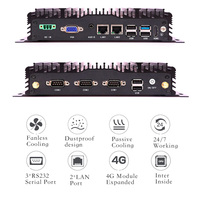 PC industriel embarqué sans ventilateur IPC GPIO I5 Mini PC industriel pour Windows