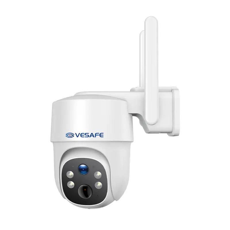 VESAFE Q33 Solar Camera Wireless 4G 4MP WIFI Video Waterproof Security Women Alone PIR Color Vision Outdoor Network IP Cameras