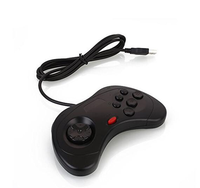 Controlador con cable para Sega Saturn, controlador de juegos para el sistema Saturn con gamepad clásico USB
