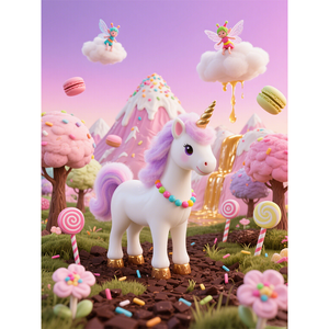 Trẻ Em Của Tự Làm Kim Cương Nghệ Thuật Kit Tùy Chỉnh <span class=keywords><strong>Unicorn</strong></span> Sơn Kim Cương Món Tráng Miệng Thế Giới Craft Nguồn Cung Cấp - Product Image 1