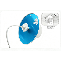 Antenne dôme omnidirectionnelle verticale 5G intérieure durable à gain élevé 806-3700 MHz 5 dBi N Mâle ou Femelle SMA pour amplificateur de signal/répéteur
