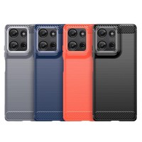 Étui de téléphone portable antichoc intégral en TPU brossé à motif animal pour Motorola G67/G77/G57