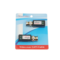 5mp 1080p 1ch passif HDCVI/TVI/AHD/CVBS Coaxial bnc Vis d'interface balun vidéo paire Torsadée transmetteur pour cctv accessoires