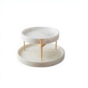 White Marble And Metal Dessert <b>Cake</b> Stand For <b>Wedding</b> Decorative Restaurant <b>Cake</b> Stand At Lowest Price - Product Image 1