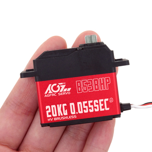 มอเตอร์ AGFRC B53BHP 0.055s แรงบิดสูง 20 กก. 8.4V 25T เกียร์โลหะ ดิจิตอล โปรแกรมได้ สำหรับรถบังคับวิทยุ หุ่นยนต์ และอุตสาหกรรม - Product Image 4