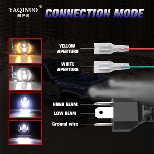 Faro Redondo de 7 Pulgadas para Jeep Wrangler JK, Accesorios con Ojos de Ángel LED para Coche, Motocicleta, Lente de Proyector - Product Image 6