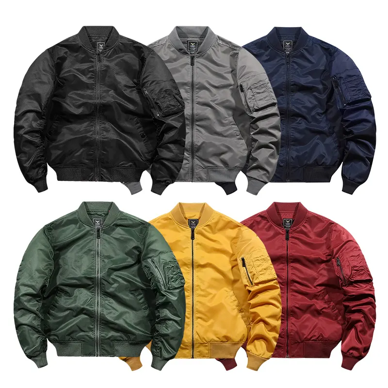 2022 새로운 디자인 패션 고품질 겨울 코트 사용자 정의 로고 야구 폭격기 재킷 남성 자켓 & 코트