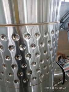 Tanque de Fermentación de Vino Blanco y Sidra de Acero Inoxidable de 1000L con Camisa de Enfriamiento para Bodega y Producción de Bebidas - Product Image 4
