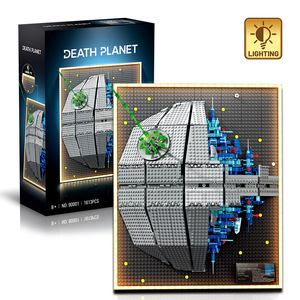 90001 Estrella de <span class=keywords><strong>la</strong></span> Muerte, Bloques de Construcción Educativos para Niños, Coleccionable con Luces, para Montar en <span class=keywords><strong>la</strong></span> Pared, Regalo de Cumpleaños - Product Image 1