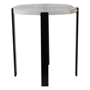 Tavolino contemporaneo con piano in agata grezza per l'arredamento di camera da letto o soggiorno - Product Image 4