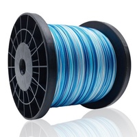 Ligne de pêche personnalisée OEM, 10LB-300LB, ligne de pêche tressée en PE, 8 brins, 300M 500M 1000M X8, lignes de pêche camouflage, eau salée