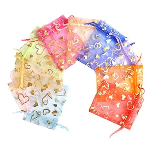 Sacs en organza personnalisés en gros, sacs cadeaux en organza sur mesure, sacs en organza bon marché d'usine - Product Image 1