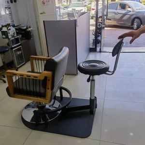 2026 Professional 360 <b>Rotating</b> Barber Technician <b>Chair</b> Heavy-Duty Hydraulic Pump Modern Design Portable Black - Product Image 3